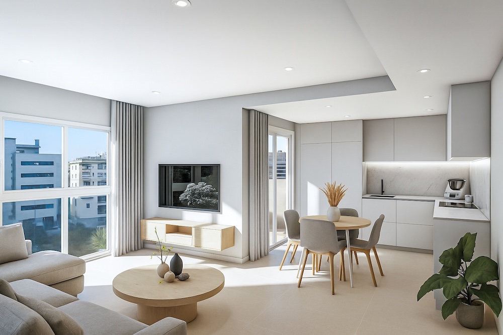 Ciudad deportiva_Salon_Cocina