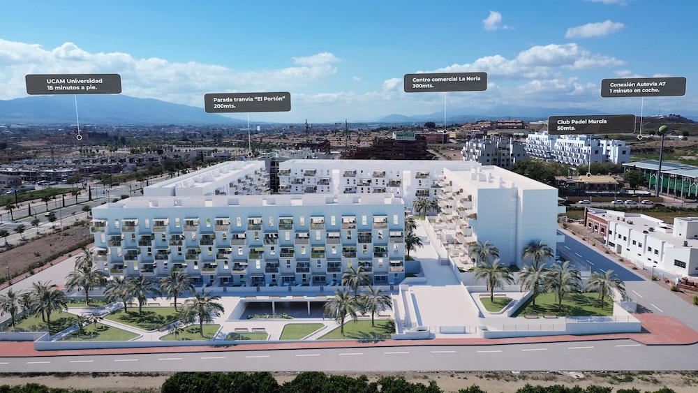 Entorno del residencial Évia